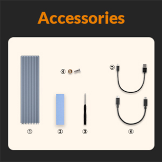 M.2 NVME NGFF SSD Enclosure